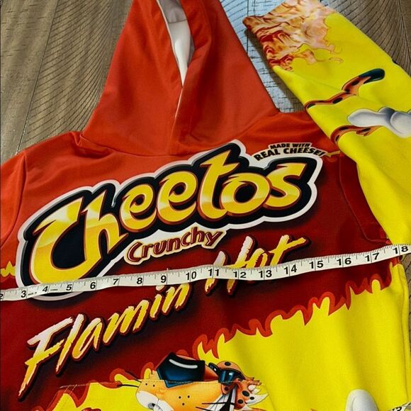 Flamin' 🔥 Hot 🥵 Cheetos Tiger 🐅 Kids Hoodie Kangaroo 🦘 Pocket - Picture 9 of 16